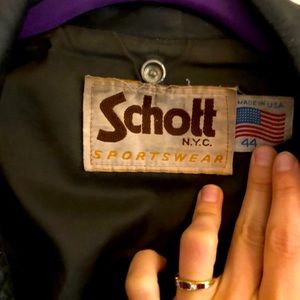 Vintage MENS SCHOTT N.Y.C. Leather Jacket